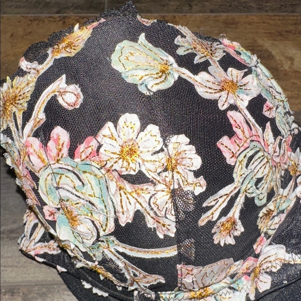 Victoria’s Secret Dream Angels Floral Lace Double Lined Demi Bra 34D AA16 - Picture 7 of 7